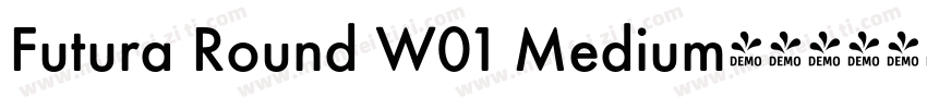 Futura Round W01 Medium字体转换